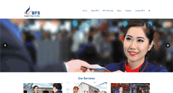 Desktop Screenshot of bangkokflightservices.com